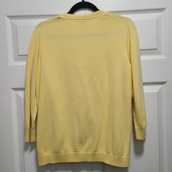 Talbots Yellow Cardigan‎ Sweater M - Picture 2 of 7